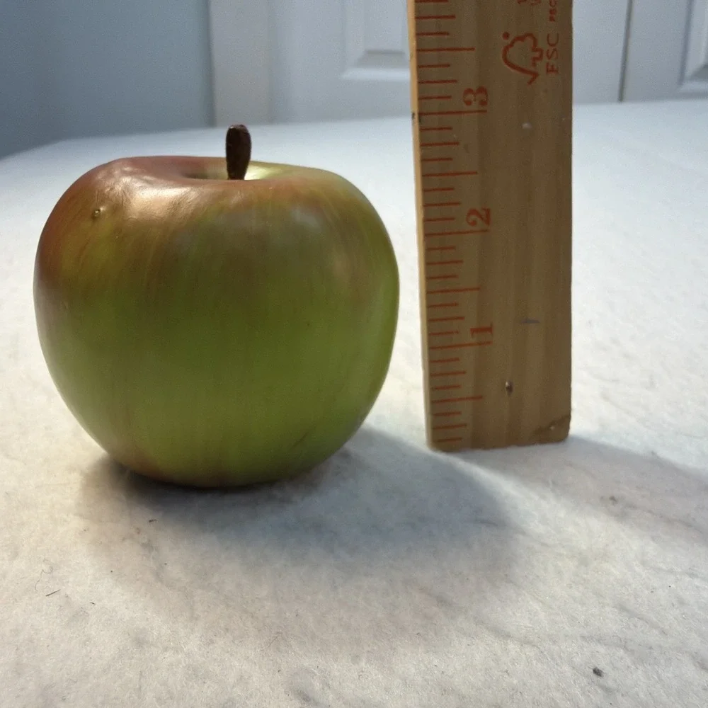 Faux Red Apples Lot of 15 Realistic Decorative Fake Fruit Display Staging Props